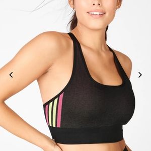 Fabletics Aisley seamless sports bra, sz L